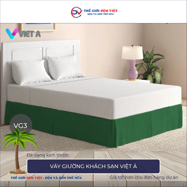 Váy giường khách sạn Việt Á VG 3